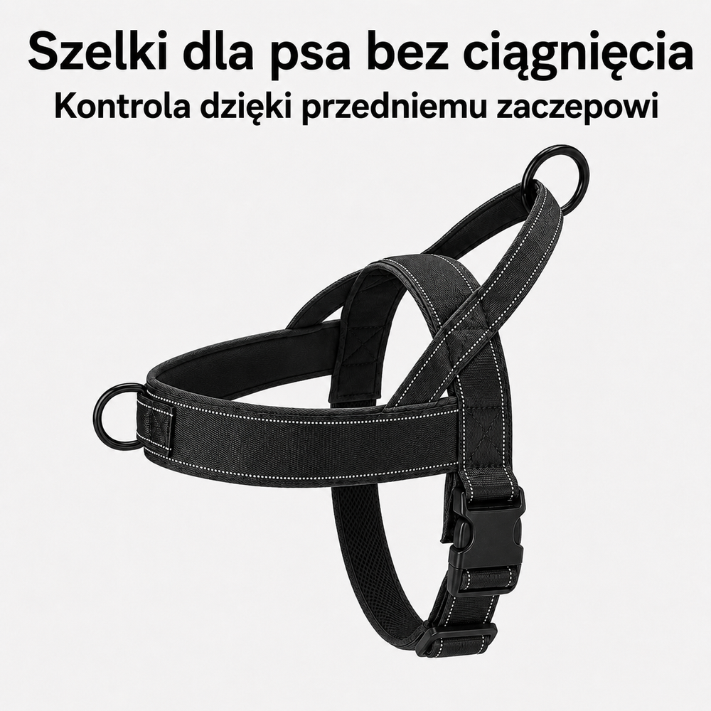 Szelki bezuciskowe zapobiegające ciągnięciu
