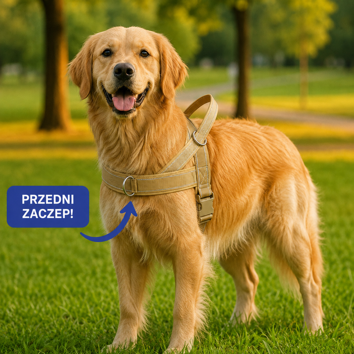 Szelki bezuciskowe zapobiegające ciągnięciu