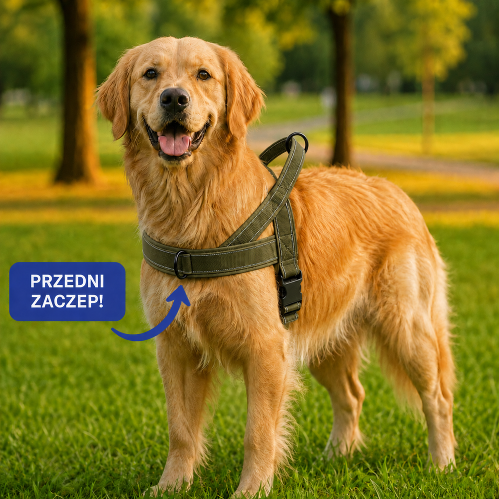 Szelki bezuciskowe zapobiegające ciągnięciu